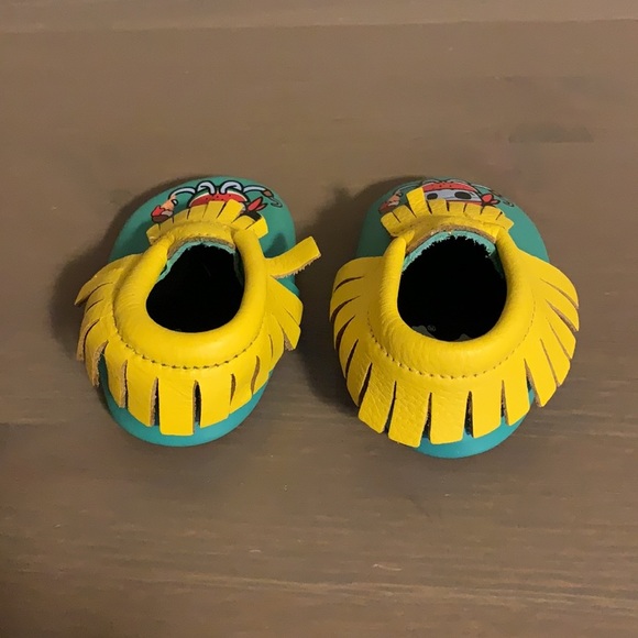 Tokidoki x Itzy Ritzy Leather Moccasins - Size 0 to 6 Months - Picture 5 of 6